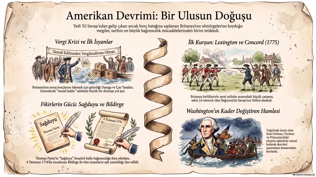 merikan Devrimi ve bağımsızlık mücadelesi 
